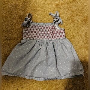 Gymboree Blue and White Lined top